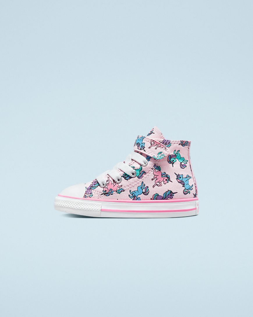 Zapatillas Altas Converse Chuck Taylor All Star Easy-On Unicorns Niña Rosas Azules | PE LE574W